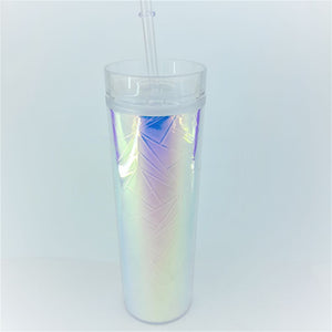 Hologram Bottle with Straw S-000118