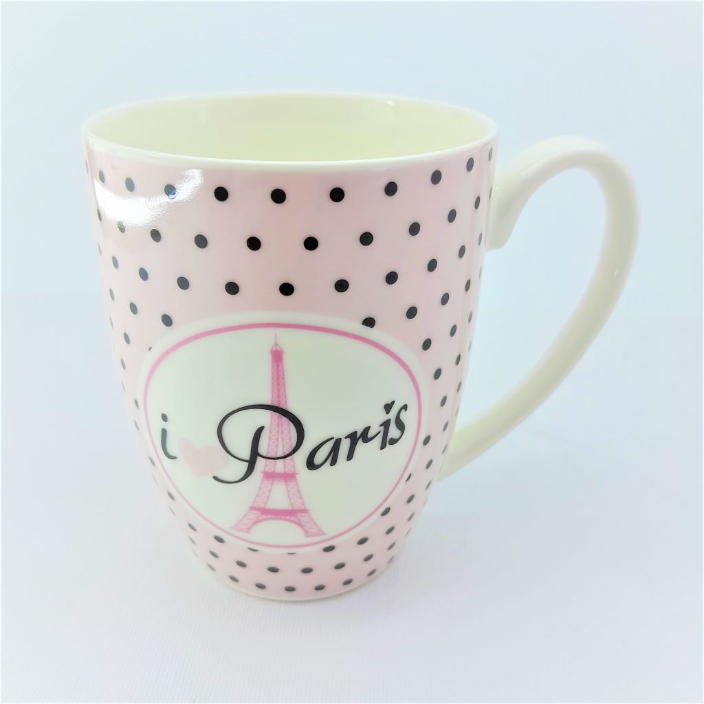 Pink Paris Ballerina Mug S-000114 (Set of 2)