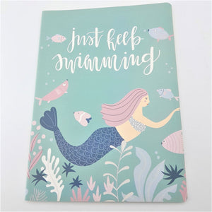 XL Slim Mermaid Notebook