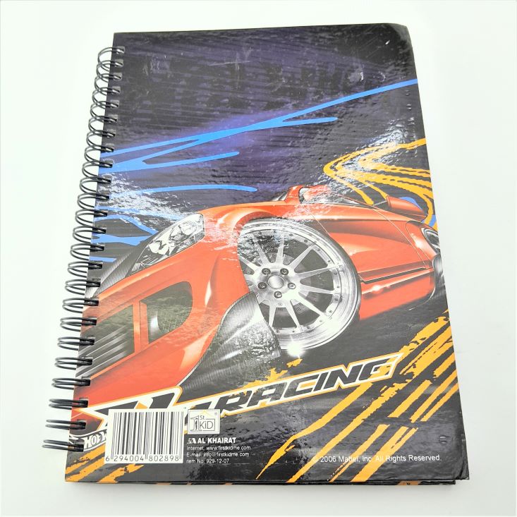 Racing Carton Cover Notebook