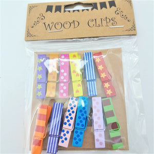 Wood Clip Set