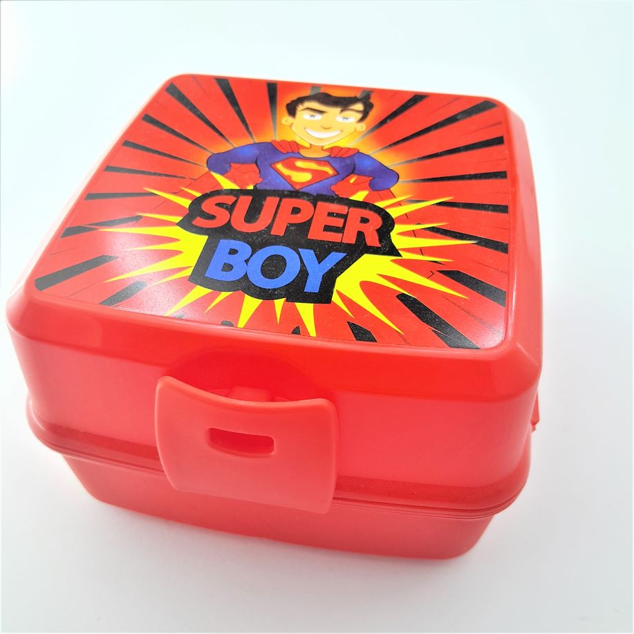 Plastic Super Boy Lunch Box