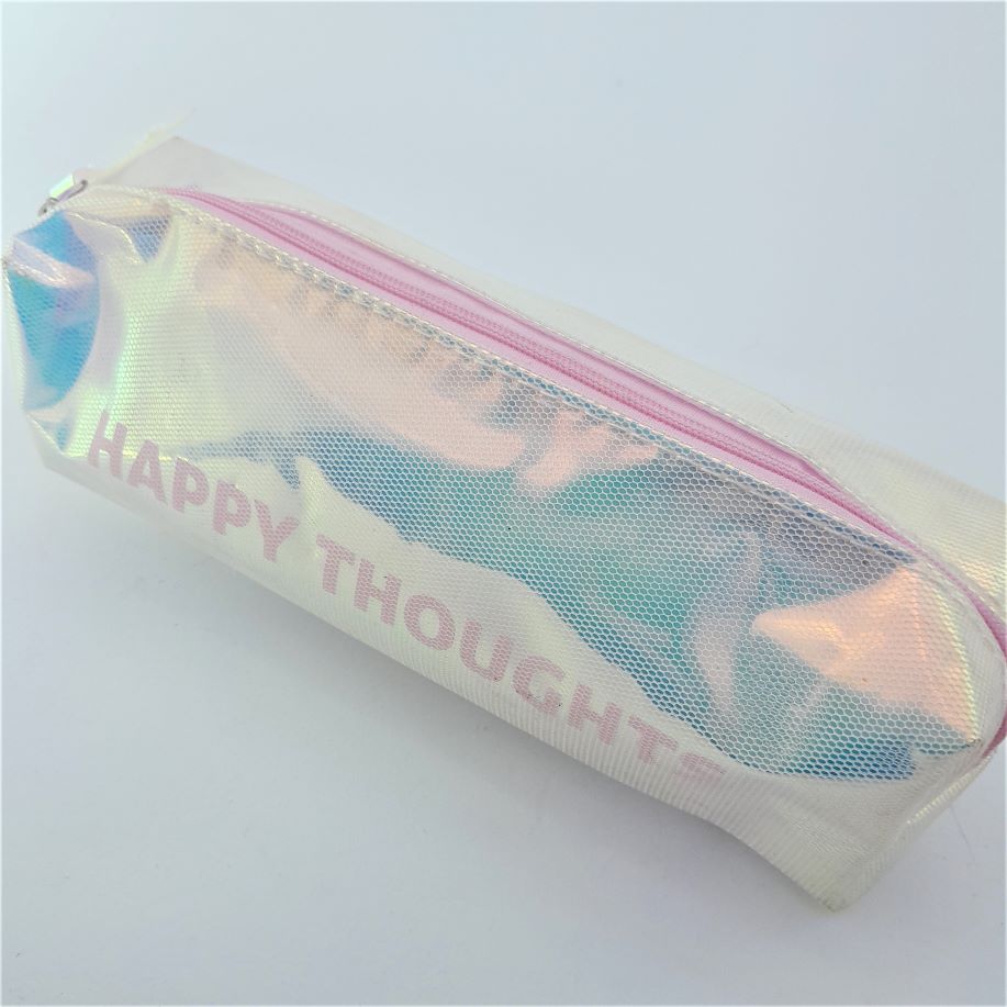 Sequin Happy Thought Pencil Case