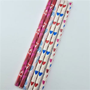 Set Pencils with Hearts