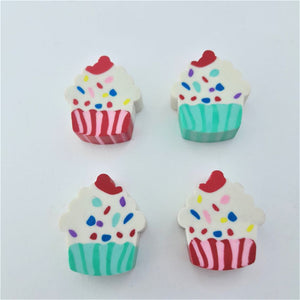 Cupcake Eraser Set