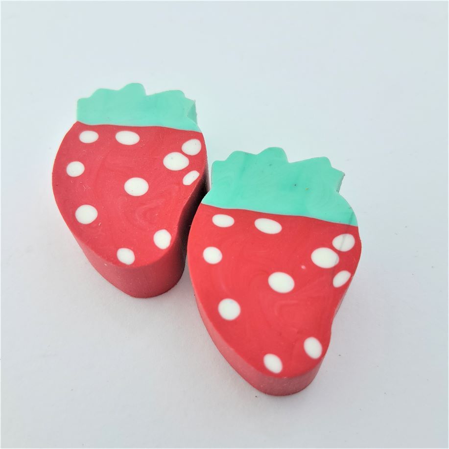 Strawberry Set Eraser