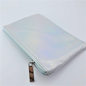 Sequin Silver  Cosmetic Purse