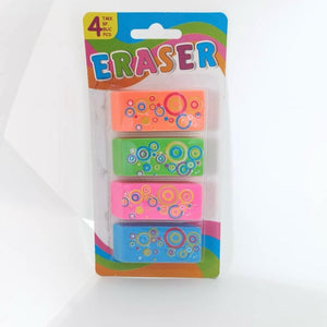 Flashy Colors Eraser Set