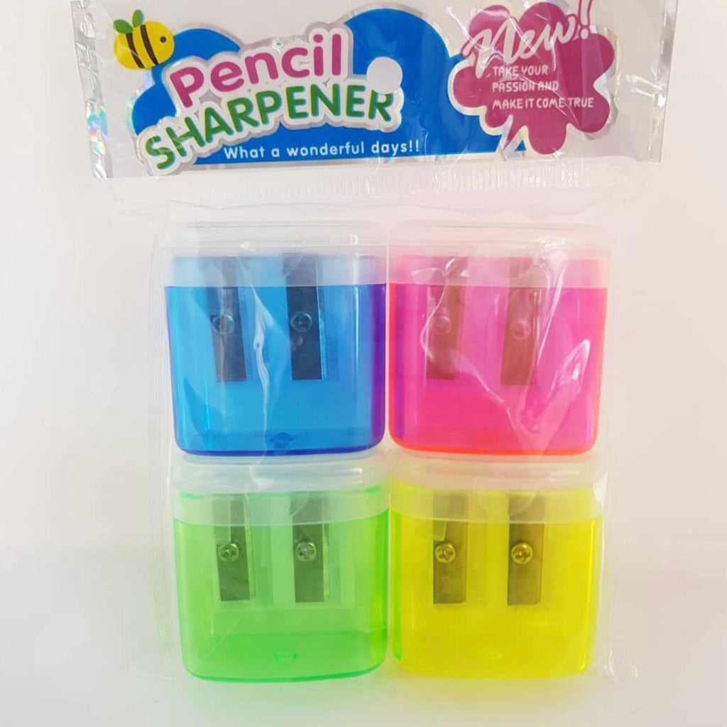 Pencil Sharpener Flashy Colors Set