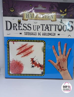 Sticker Temporary Injuries Tattoo Sticker Halloween