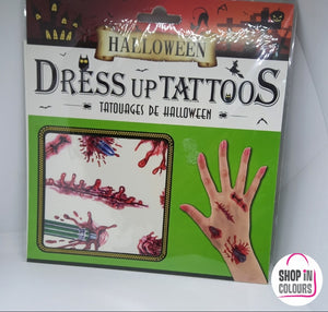 Sticker Temporary Injuries Tattoo Sticker Halloween