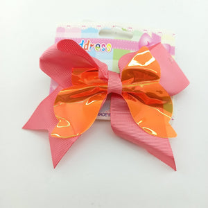 Girls Glitter Big Bow Hair Clips