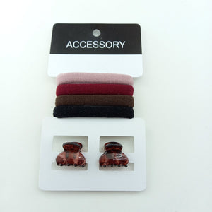 Elastic & Clip Set Hair Accessories