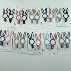 RABBIT HAIRPINS GIRLS ACCESSORIES (Set 0f 2)