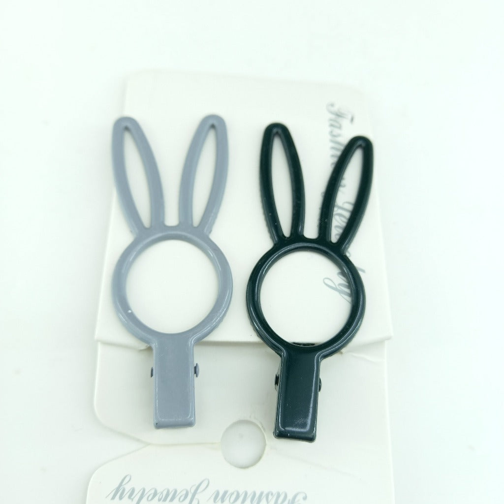 RABBIT HAIRPINS GIRLS ACCESSORIES (Set 0f 2)