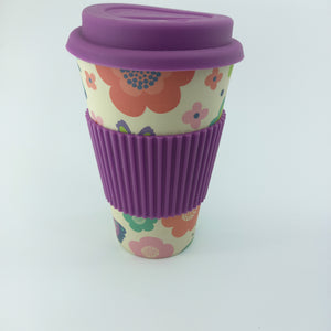 Bamboo Coffee Mug with Silicone Lid