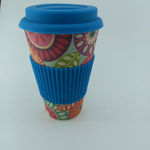 Bamboo Coffee Mug with Silicone Lid