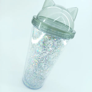 FASHION SEQUIN 2 LAYER DRINKING CUP