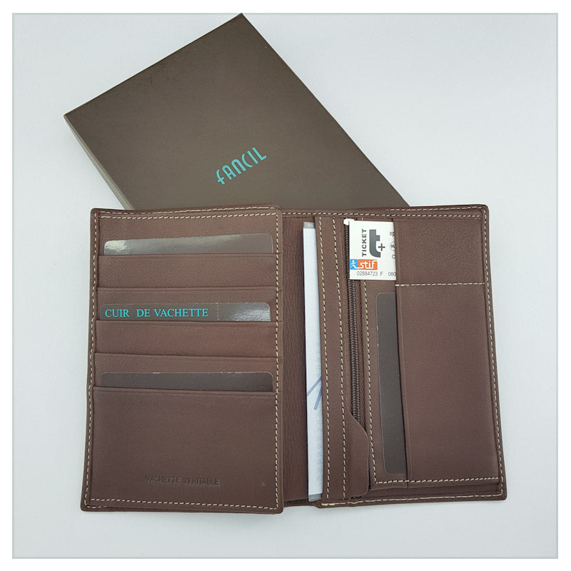 Fancil Wallet Men - Brown