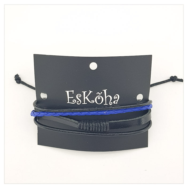 Eskoha Bracelet Men - Black/Blue