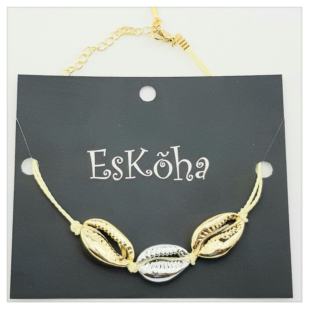 Eskoha Bracelet Shell Collection/Anklet - White GOLD WHITE GOLD SHELL