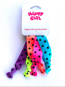 Happy Girl Elastic Bracelet Set of 5 pcs