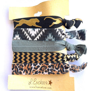 L. Erickson Elastic Bracelets Set of 5 pcs