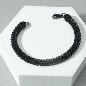 Men Chain Bracelet-Black