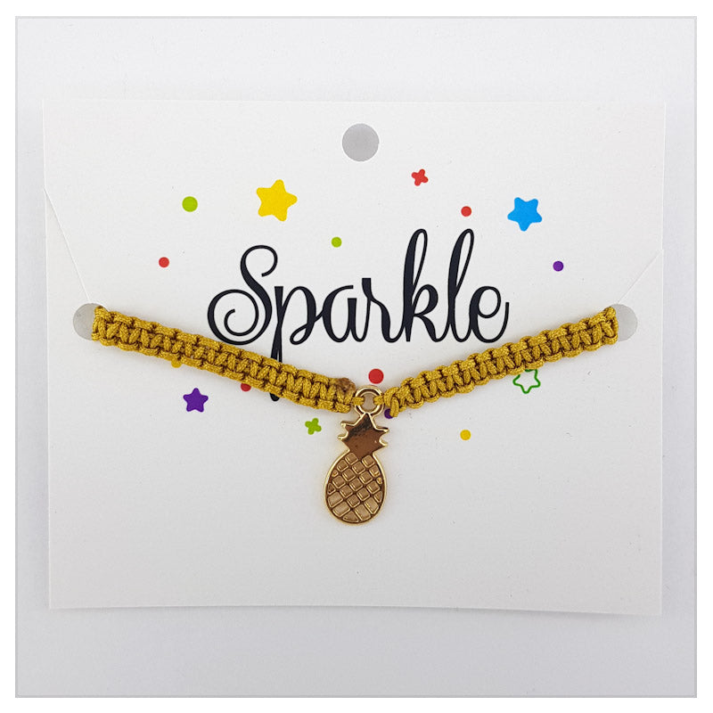 Sparkle Pineapple Bracelet