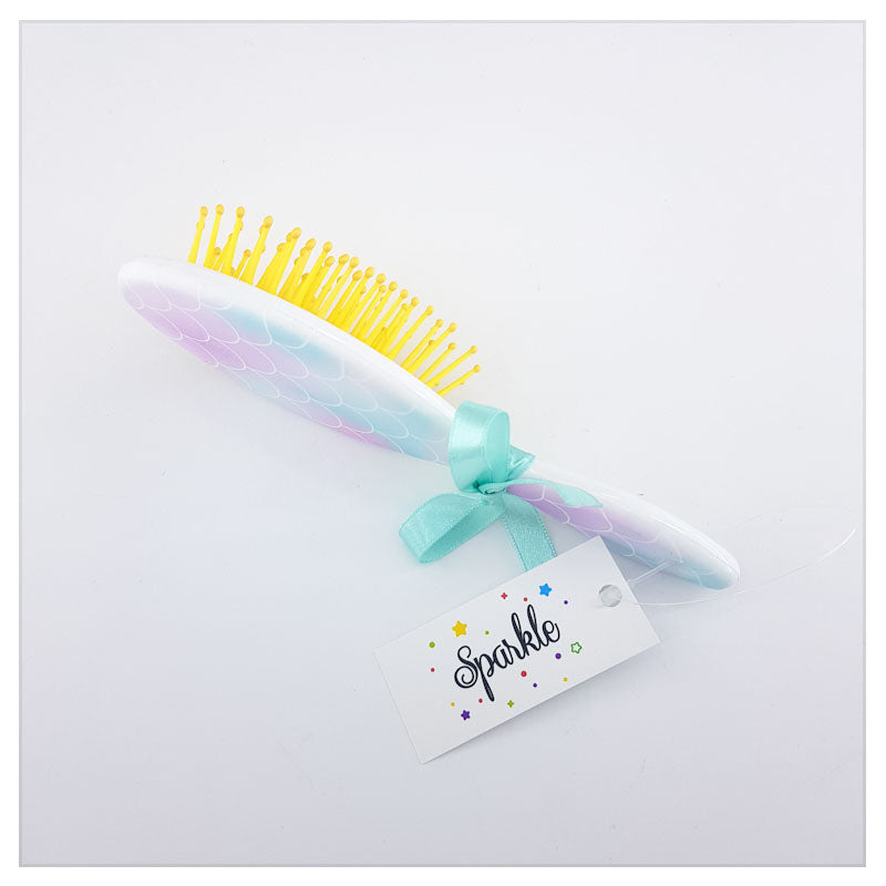 MERMAID PATTERN HAIR BRUSH - S-00067