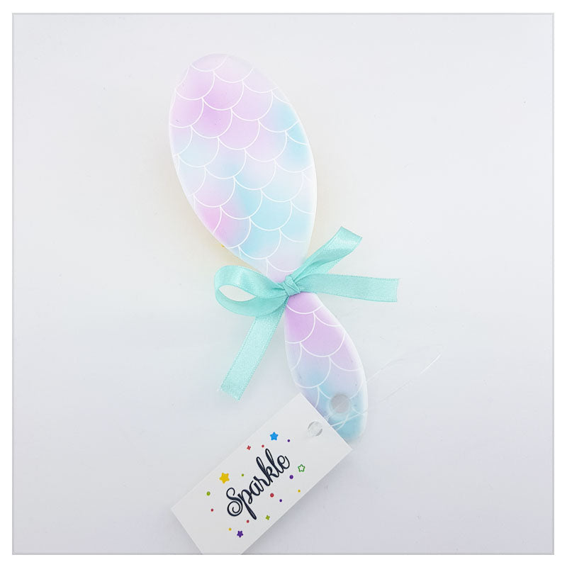 MERMAID PATTERN HAIR BRUSH - S-00067