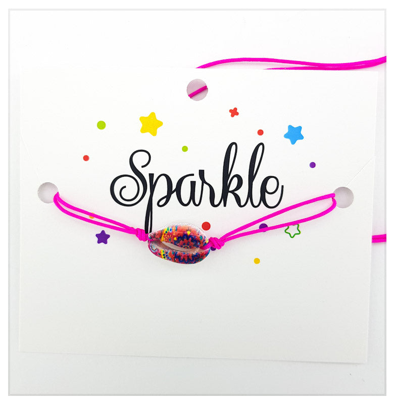 Sparkle Shell Coloured Bracelets/Anklets