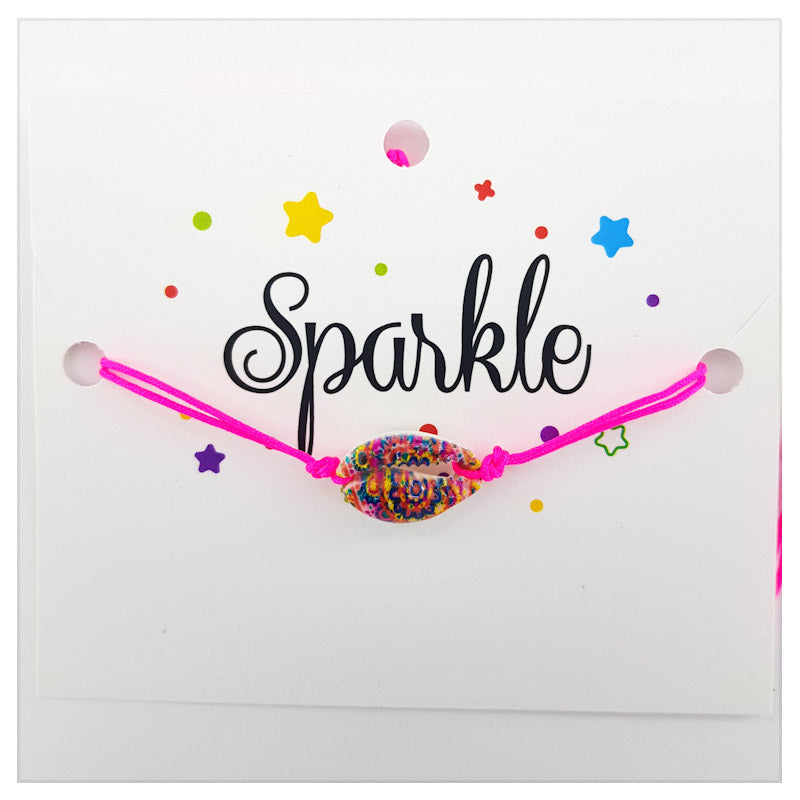 Sparkle Shell Coloured Bracelets/Anklets