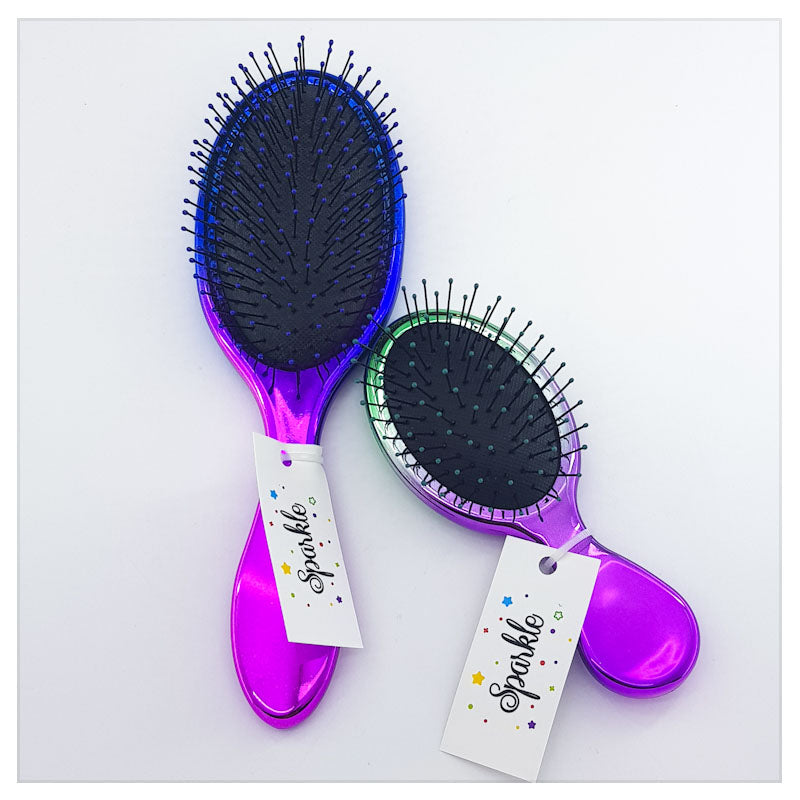 MERMAID PATTERN GLOWING HAIR BRUSH - S-00068