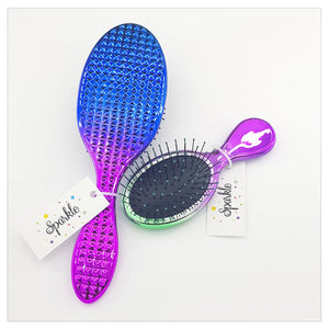 MERMAID PATTERN GLOWING HAIR BRUSH - S-00068