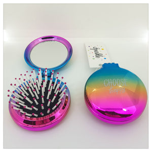 MERMAID PATTERN HAIR BRUSH KIDS - S-00069