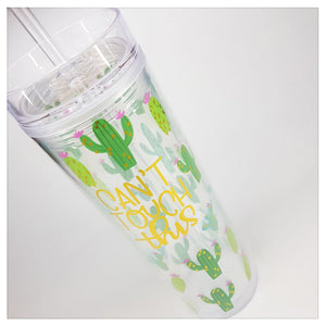 CACTUS SERIES PLASTIC CUP- S-00074