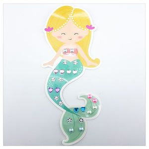 MERMAID STICK-ON EARRINGS- SHIC-0004