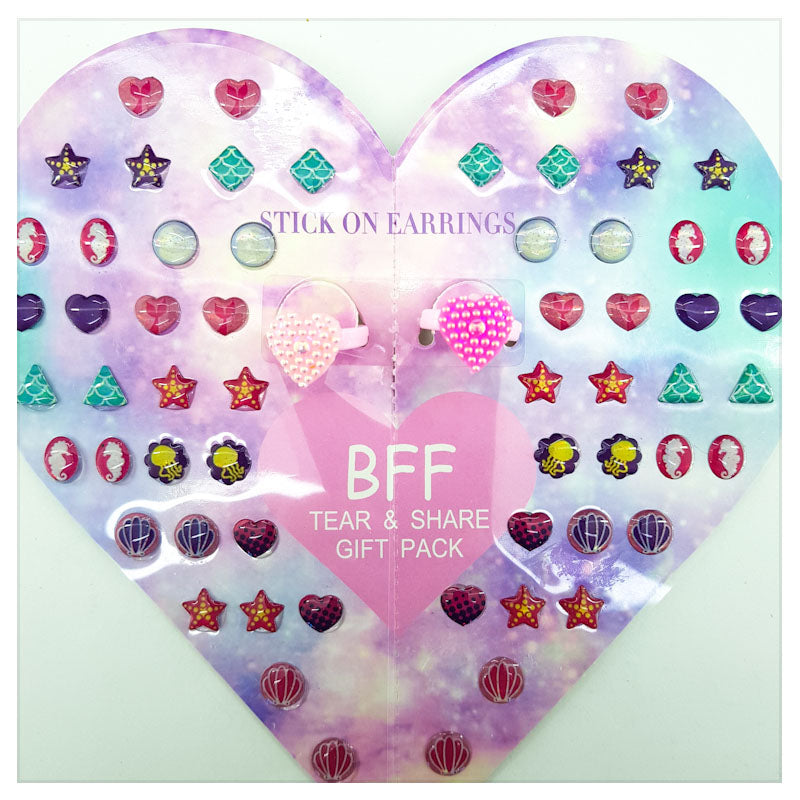 BFF PACK STICK-ON EARINGS- SHIC-0005