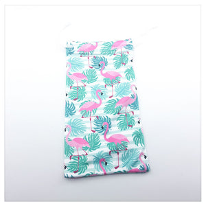 Soft Flamingo pouches for Sunglasses/MOBILE/MONEY