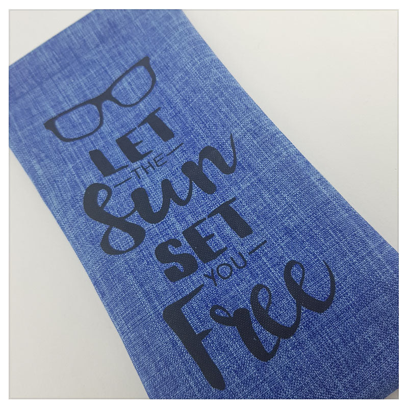 Solid Sun Sunglasses Pouch