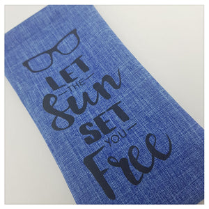 Solid Sun Sunglasses Pouch