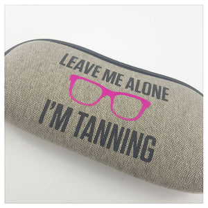 TANNING Zipper Sunglasses Case