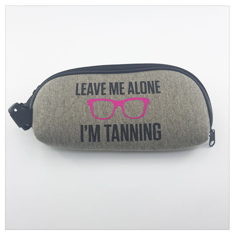 TANNING Zipper Sunglasses Case