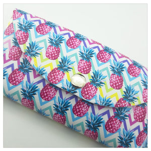 High Quality Pineapple PU Leather Protective Glasses Box